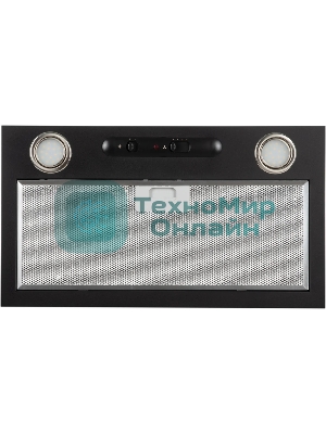 Вытяжка встраиваемая Elikor Врезной блок 52П-400-П3Д черный, 50 см, 400 куб. м/ч, 55 дБ