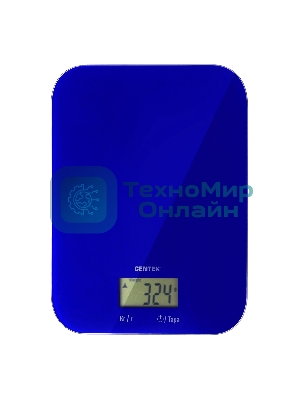 Весы кухонные Centek CT-2481 LCD BLUE