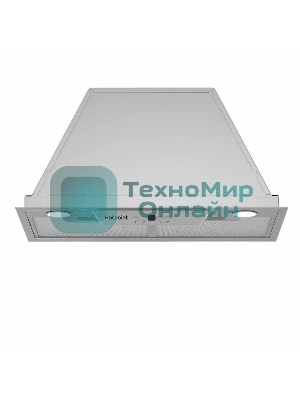 Встраиваемая вытяжка Hotpoint HPAE 52FLB X, управление сенсорное, Серебристый