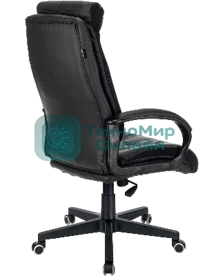 Кресло Бюрократ CH-824B/LBLACK черный, экокожа