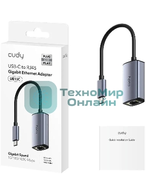 Сетевой адаптер CUDY Gigabit Ethernet Cudy UE10C USB Type-C