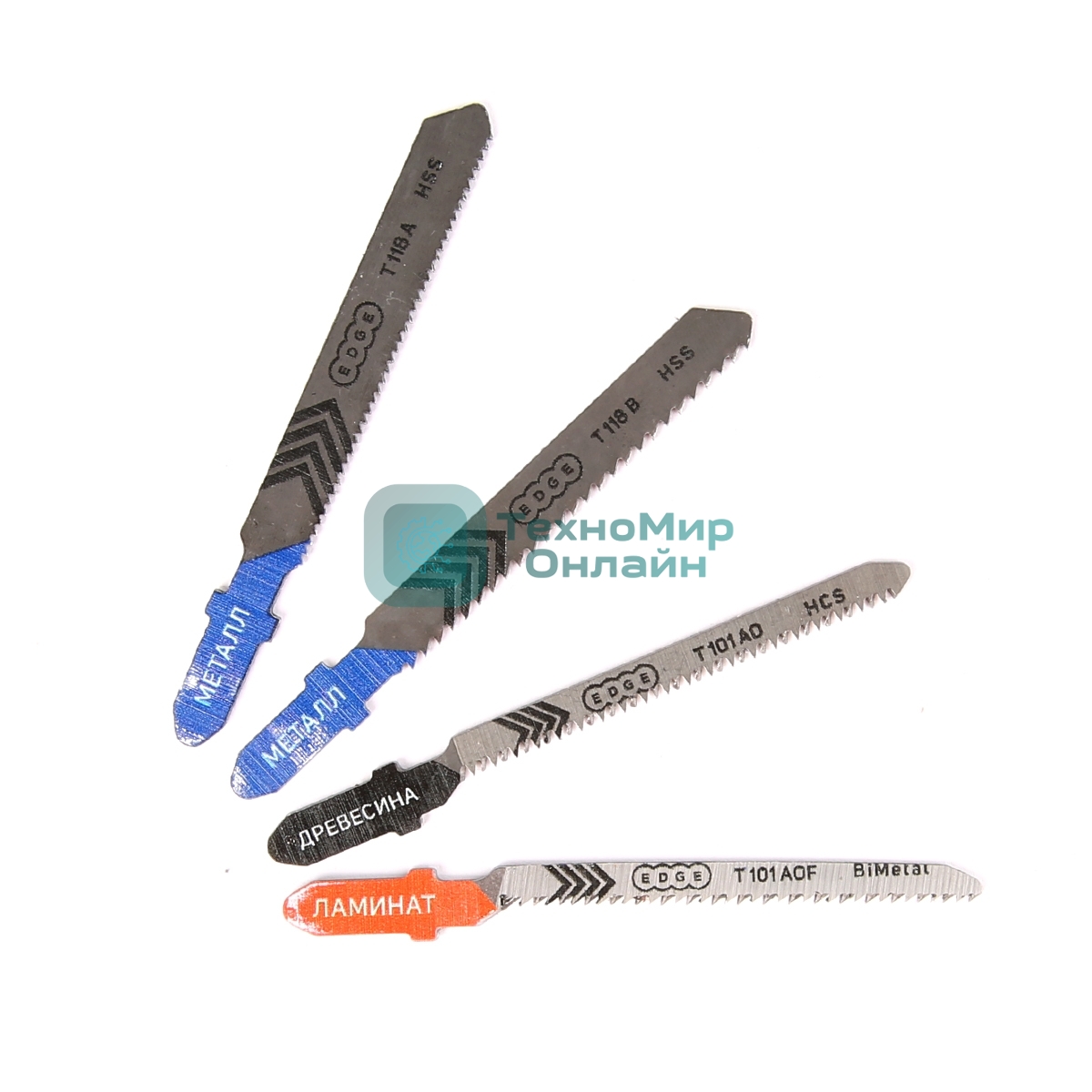 Набор пилок для лобзика (4 шт.) EDGE by PATRIOT 814010014