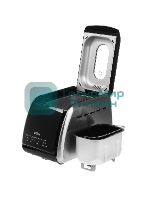 Хлебопечка Kitfort KT-305 черный/серебристый