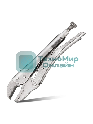 Зажимные клещи с прямыми губками Deli DL109010 220мм, рабочий ход 65мм, регулировочный винт