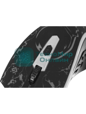 Комплект клавиатура+мышь Defender Aura MKP-117 проводной, USB, 2400 DPI, черный