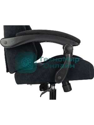 Кресло A4Tech Bloody GC-560 черный, ткань, 150 кг, подголовник, регулируемые подлокотники, механизм качания