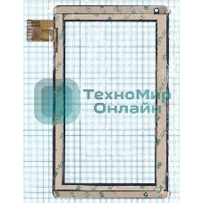 Сенсорное стекло (тачскрин) TM619-C-F (183x110 мм), черное