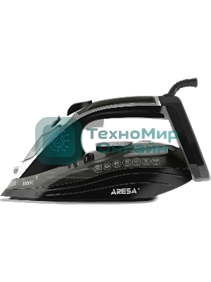 Утюг ARESA AR-3129 черный, 3150 Вт, 50 г/мин, 150 г/мин, 350 мл