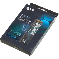 Накопитель SSD Silicon Power P34A60, 512Gb, M.2 2280, PCIe 3.0 x4, NVMe, R/W 2200/1600