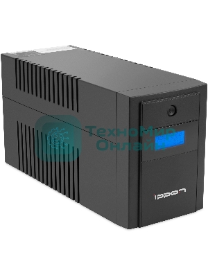 Источник бесперебойного питания Ippon Back Basic 1200 LCD Euro 720Вт 1200ВА черный