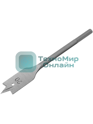 Сверло по дереву Сибртех перовое, 20 мм