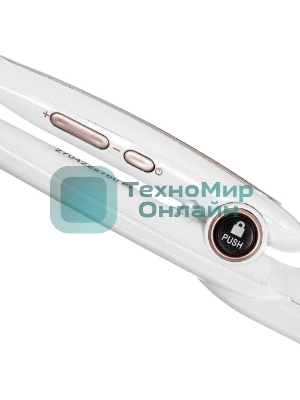 Выпрямитель для волос Atlanta ATH-6741 белый, 25 мм, 230 °C, 6 режимов