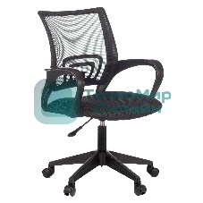 Кресло Бюрократ CH-695NLT/BLACK черный, сетка, 120 кг, механизм качания