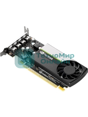 Видеокарта NVIDIA Quadro T1000 4G - BOX, brand new original with individual package, - include ATX and LT brackets (900-5G172-2550-000) (023076)