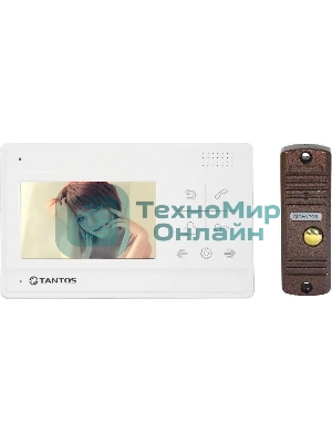 Комплект домофона Tantos Lilu kit белый