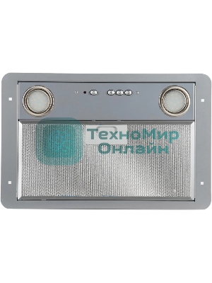 Вытяжка встраиваемая Elikor Flat 42П-430-К3Д серебристый, 42 см, 430 куб. м/ч, 60 дБ