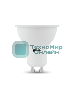 Лампа светодиодная Gauss Led MR16 GU10-dim 5Вт 3000К диммируемая