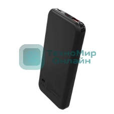 Портативный аккумулятор MORE CHOICE (4620202552761) PB29-10 10000mAh 1USB+2Type-C 3.0A 22.5W+PD20W+QC3.0, черный