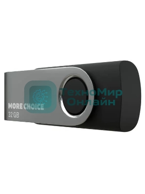 Флешка USB More Choice MF32-4 32Gb, USB 2.0, R/W 30/10, черный