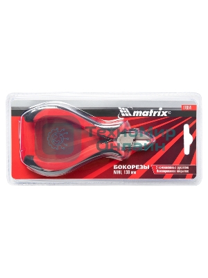 Бокорезы Matrix mini 130 мм, никелированные, авторазжим, двухкомпонентные рукоятки