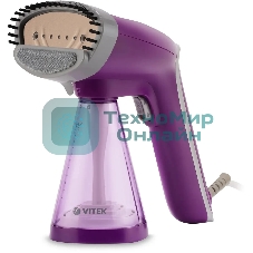 Отпариватель Vitek VT-2438 фиолетовый, 1700 Вт, 25 г/мин, 280 мл
