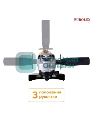 Углошлифовальная машина Eurolux УШМ-125/1500E-EU