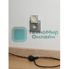 Розетка 1-местная IEK BRITE РСбш10-3-44-БрА с заземлением, с защитными шторками и крышкой, 16А, IP44, алюминий