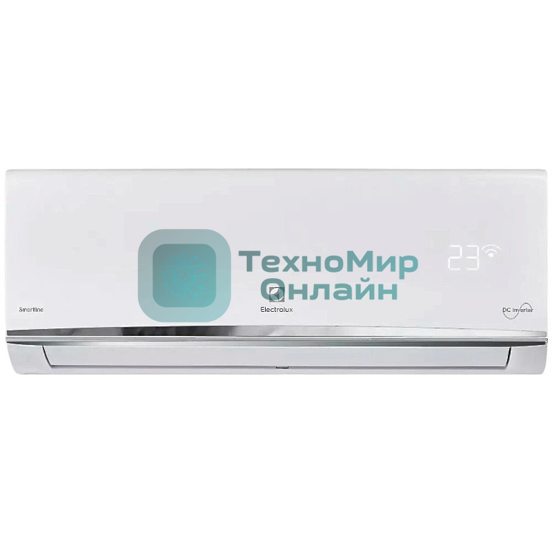 Внутренний блок сплит-системы Electrolux Smartline DC EACS/I-09HSM/N8_V2/in инвертор, 9000 BTU, 25 м², 21 дБ, охлаждение, обогрев, осушение, белый