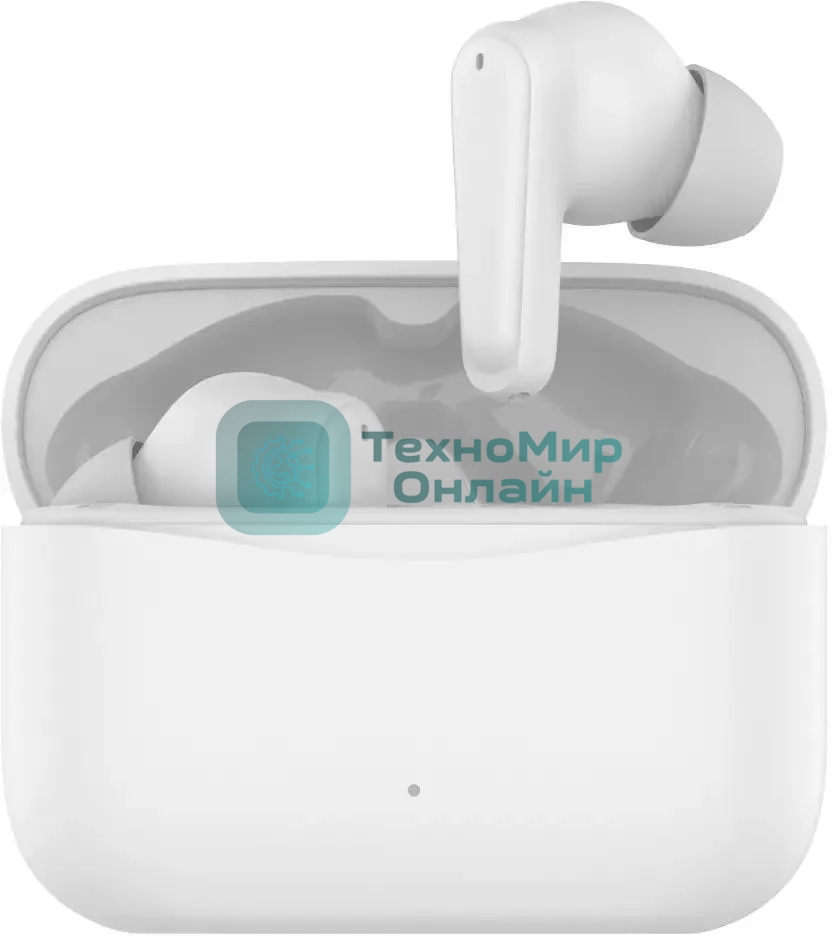 Наушники TWS Hyundai Select H-EP203 белый, внутриканальные, Bluetooth, активное шумоподавление, до 5 ч