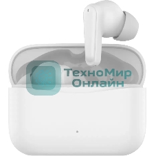 Наушники TWS Hyundai Select H-EP203 белый, внутриканальные, Bluetooth, активное шумоподавление, до 5 ч