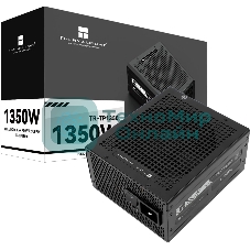 Блок питания Thermalright, 1350W 80+ Platinum (ATX, 3.0, PCIe 5.0, Full modular, 1x24(20+4)pin 600мм, 2xCPU 8(4+4)pin, 2xPCIe*2 8(6+2)pin, 2x12VHPWR PCIe 5.0 12+4pin 600мм, 6xSATA, 5xMOLEX4pin, Active, 120x120мм, 170x150x86мм, OPP, OVP, OTP, OCP, SCP, черный)