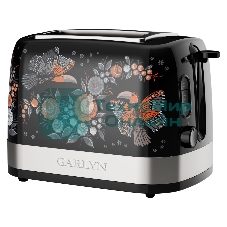 Тостер GARLYN Flower Grace TR-500 - черный