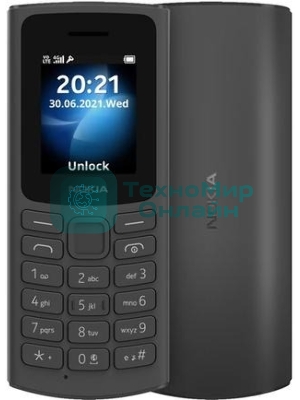 Мобильный телефон Nokia 105 TA-1557 DS EAC1 черный/угольный