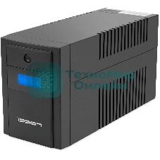 Источник бесперебойного питания Ippon Back Basic 1200 LCD Euro 720Вт 1200ВА черный