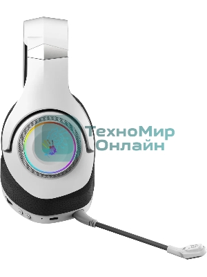 Гарнитура Bloody GR270 белый, беспроводная + проводная, радиоканал, до 60 ч, подсветка