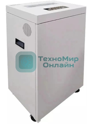 Шредер Office Kit S500 0,8x2 белый (секр.P-7) фрагменты 7лист. 50лтр. скобы пл.карты CD