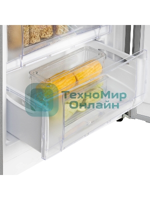 Морозилка Nordfrost DF 268 SAP, серебристый, 256л, 6 ящика