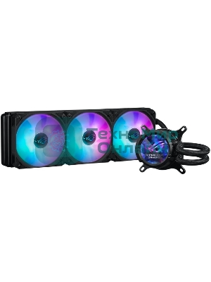 Система жидкостного охлаждения ASUS ROG STRIX LC III 360 ARGb LCD 90RC00W1-M0UAY0 черный 120мм алюминий+медь 2200rpm 36db 4-pin