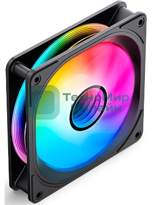 Вентилятор для корпуса JONSBO FR-606BR Reverse (120x120x25мм, 4-pin PWM, ARGb, 35.99CFM, 26.5dBA, 1500RPM, черный)