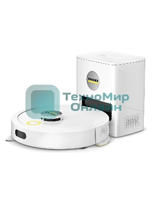 Робот-пылесос Karcher RVC 3 Comfort белый, 2600 мАч Li-Ion, уборка сухая/влажная, пылесборник контейнер 0.5 л