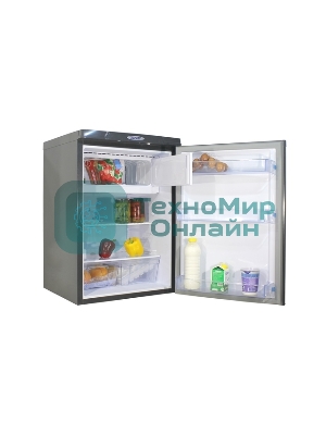 Холодильник DON R-405 G графит зеркальный однокамерный 120/18л морозилка сверху