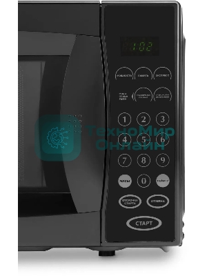 Микроволновая печь Starwind SMW5020 черный, 20 л, 700 Вт, переключатели - сенсор