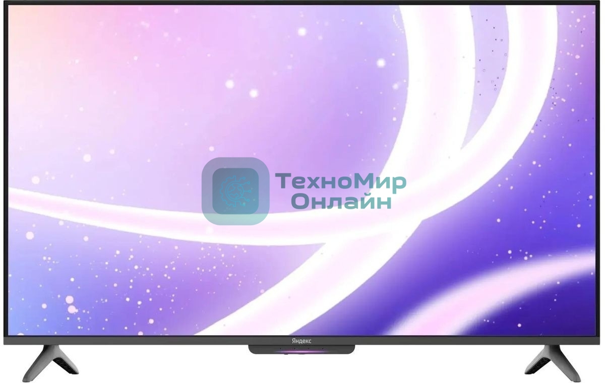 Телевизор Яндекс 50'' YNDX-00075 черный LED UHD 60Hz YandexGPT 2GB/32GB