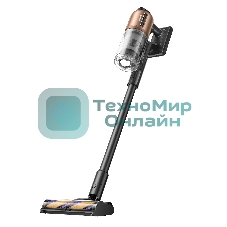 Пылесос вертикальный Dreame Cordless Vacuum Cleaner Z20AquaCycle Station черный/золотистый, питание от аккумулятора, 250 Вт, уборка влажная/сухая, пылесборник 0.6 л
