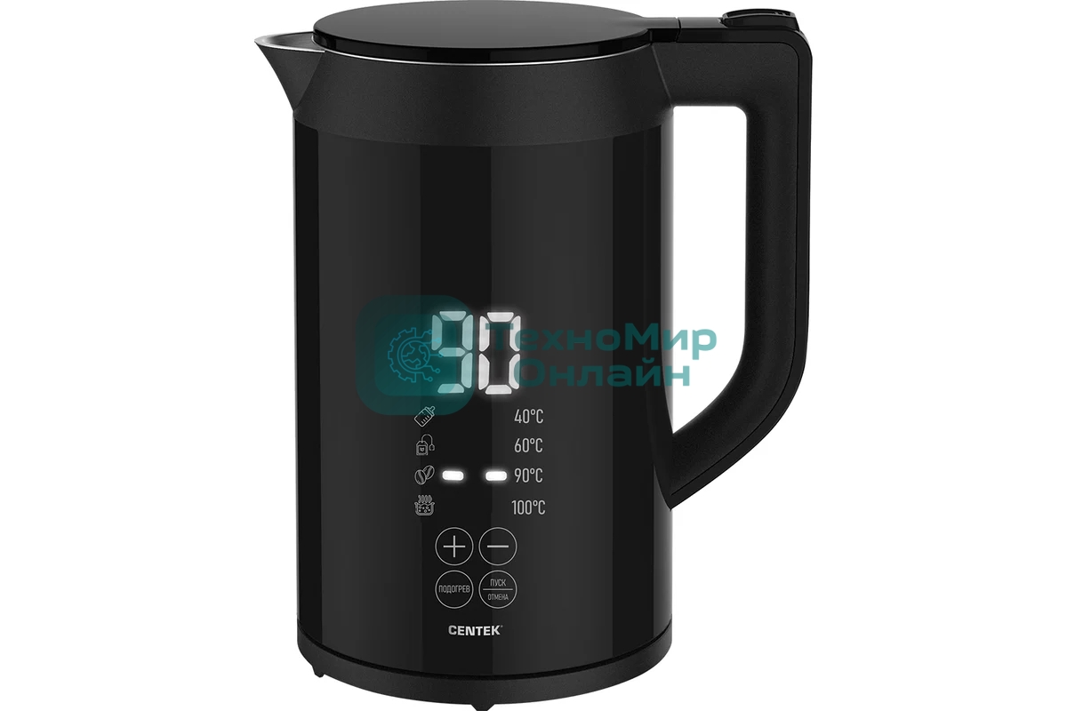 Чайник электрический CENTEK CT-1006 черный