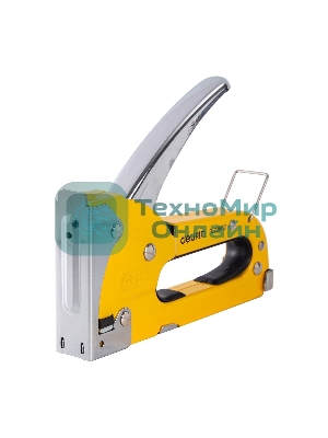 Мебельный степлер Deli DL238001 4-8мм. Полностью стальная конструкция.
