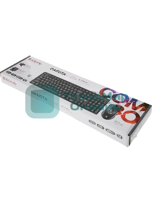 Комплект клавиатура+мышь Defender Dakota C-270 проводной, USB, 1000 DPI, чёрный