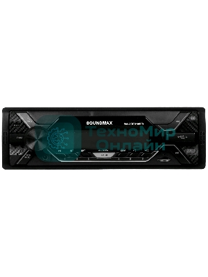 Автомагнитола Soundmax SM-CCR3185FB, 1 DIN, Bluetooth, USB Type-A, AUX