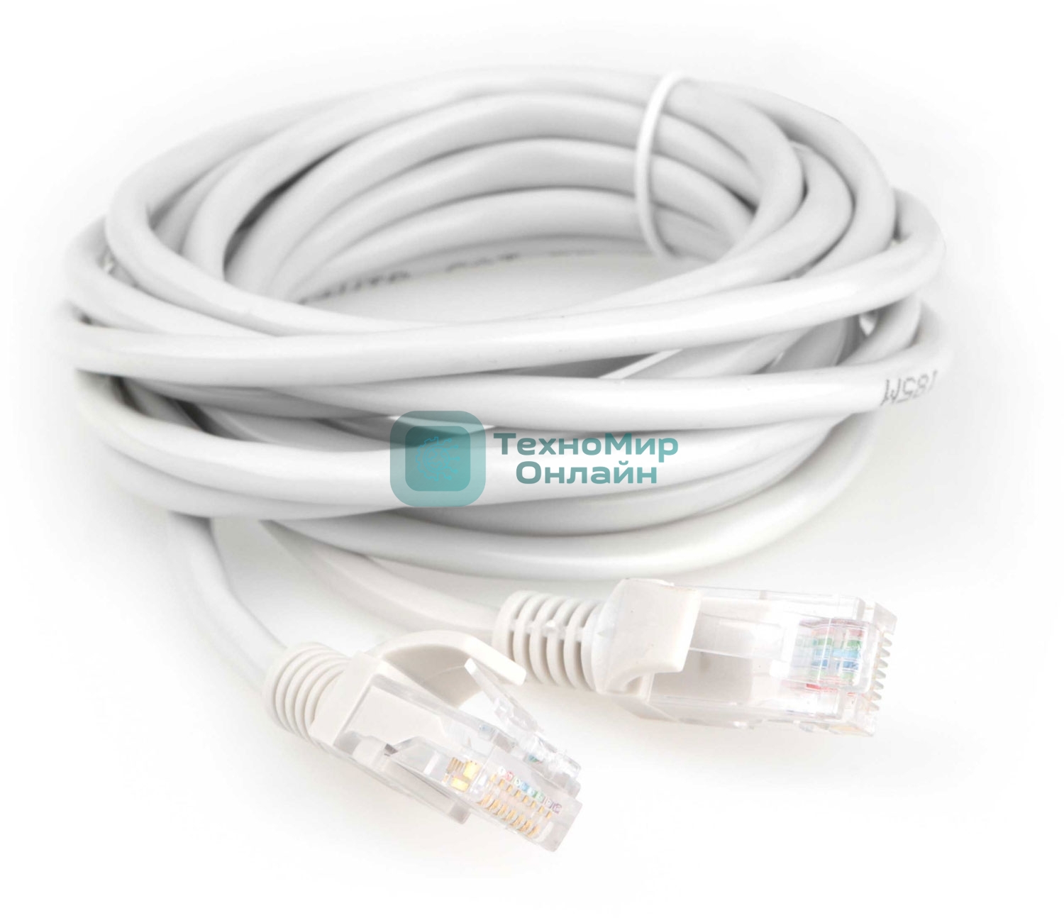 Патч-корд CCA lightl UTP Гарнизон PC-UTP-5e-3 cat.5e, 3м, литой, многожильный серый