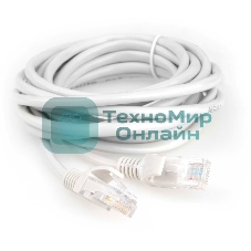 Патч-корд CCA lightl UTP Гарнизон PC-UTP-5e-3 cat.5e, 3м, литой, многожильный серый